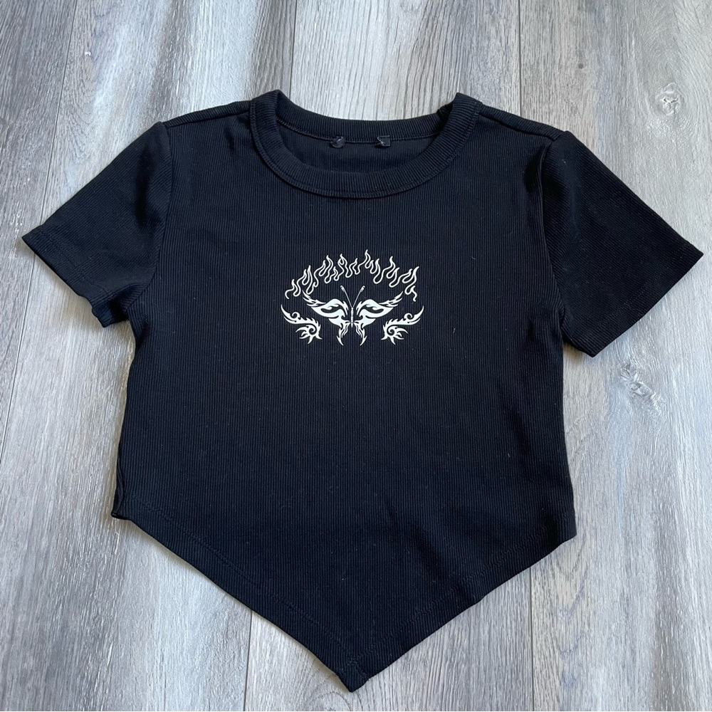 Butterfly Flame Baby Tee
